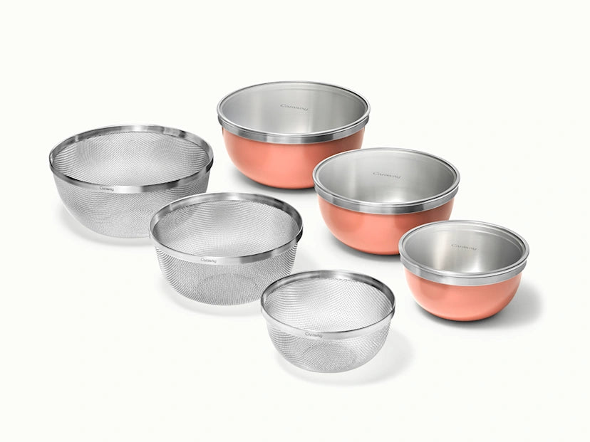 Caraway Home Cookware Mixing Bowl & Strainer Set - Image 12