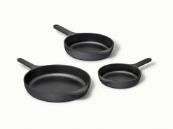 Alternative view of Caraway Home Cookware Enameled Cast Iron Skillet Duo