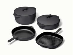 Alternative view of Caraway Home Cookware Enameled Cast Iron Set