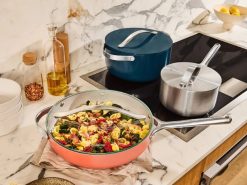 Caraway Home Cookware Glass Lid Set of 3