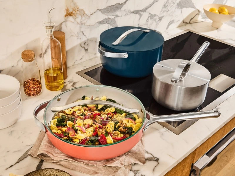 Caraway Home Cookware Glass Lid Set of 3