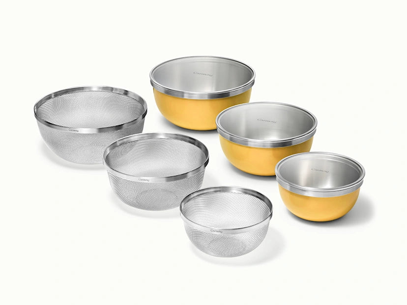 Caraway Home Cookware Mixing Bowl & Strainer Set - Image 14