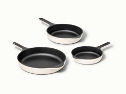 Caraway Home Cookware Enameled Cast Iron Skillet Duo