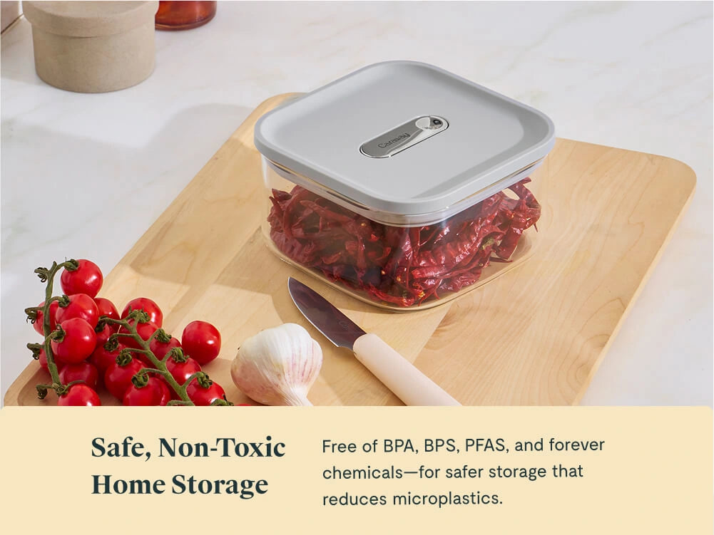 Caraway Home Cookware Small Glass Airtight Container - Image 5