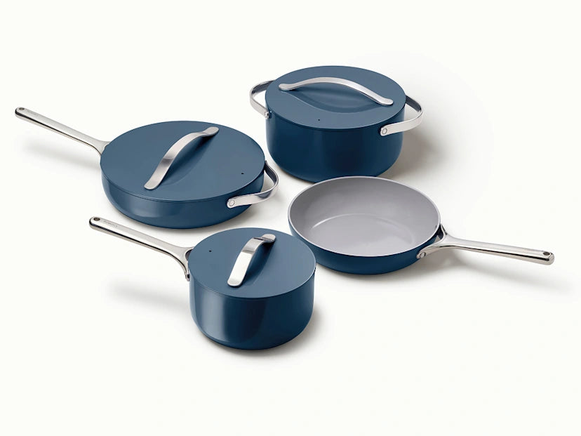 Caraway Home Cookware Fry Pan Trio with Glass Lids - Image 16