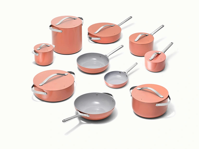 Caraway Home Cookware Fry Pan Trio with Glass Lids - Image 35
