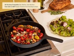 Caraway Home Cookware 10.5" Enameled Cast Iron Skillet