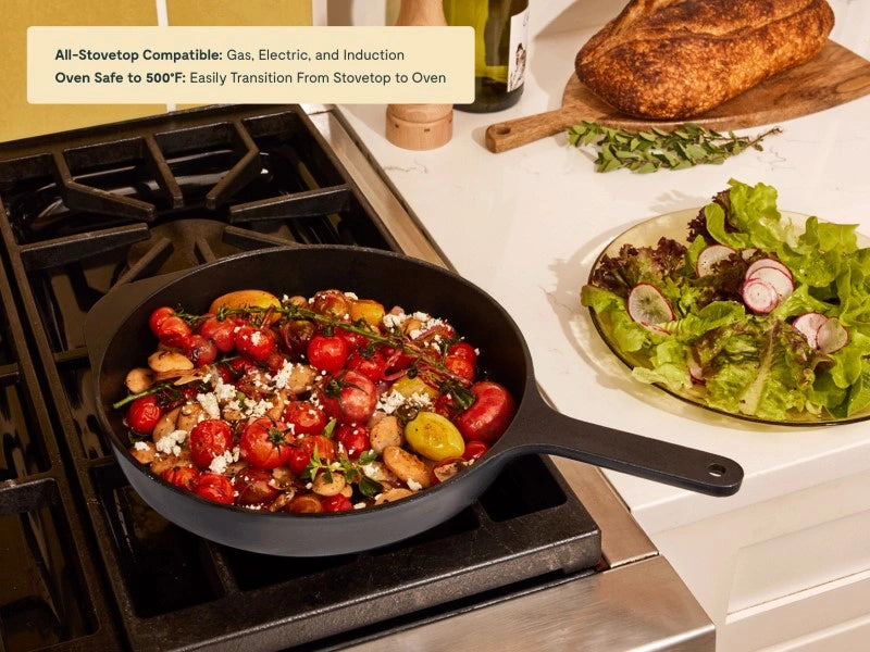 Caraway Home Cookware 10.5" Enameled Cast Iron Skillet