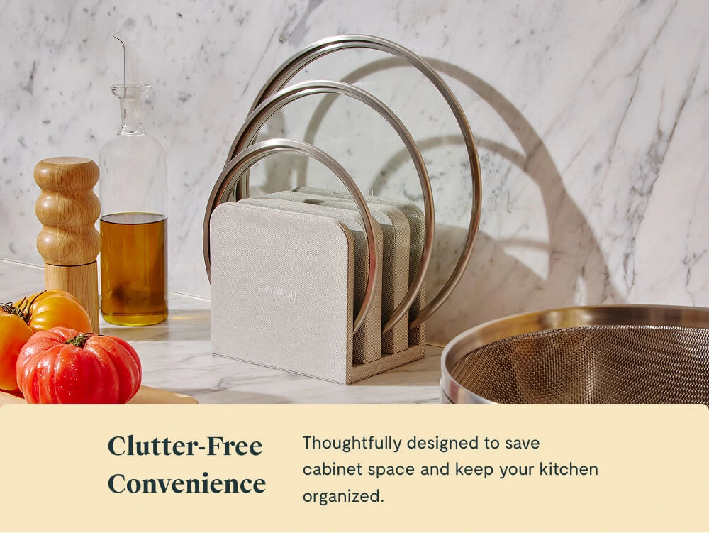Caraway Home Cookware Mixing Bowl Lid Organizer - Image 2