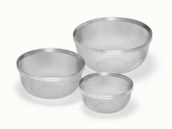 Caraway Home Cookware Stainless Steel Strainer Set