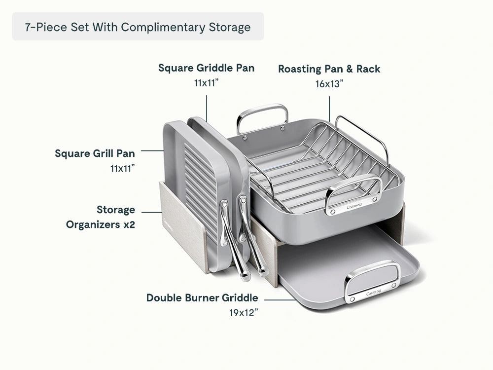Caraway Home Cookware Squareware Set - Image 5