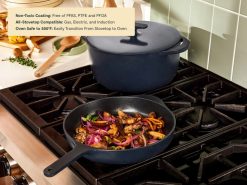 Caraway Home Cookware Cast Iron Skillet & Dutch Oven Duo