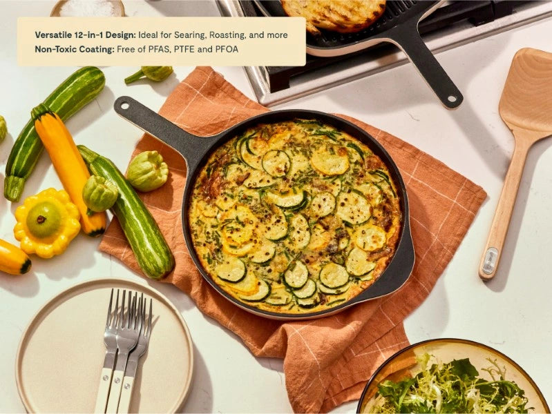Caraway Home Cookware 10.5" Enameled Cast Iron Skillet - Image 3