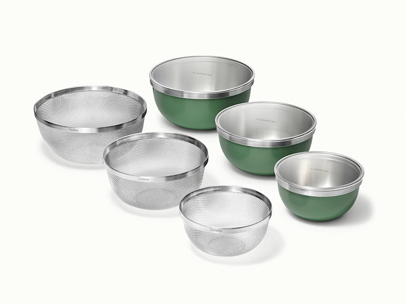Caraway Home Cookware Mixing Bowl & Strainer Set - Image 13