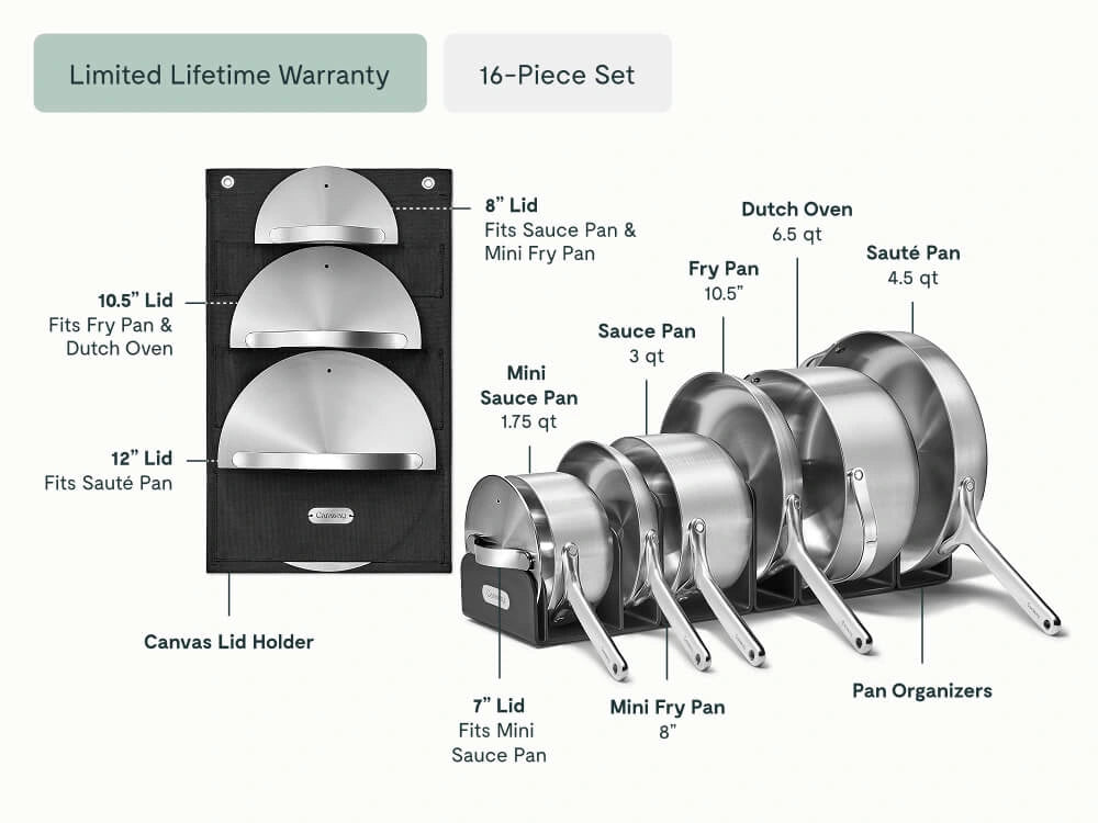 Caraway Home Cookware Cookware & Minis Set - Image 3