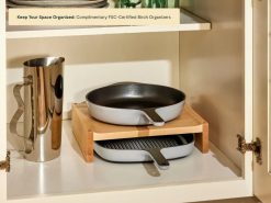 Alternative view of Caraway Home Cookware Cast Iron Skillet & Grill Pan Duo