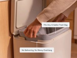 Alternative view of Caraway Home Cookware 45L Slim Step Trash Can