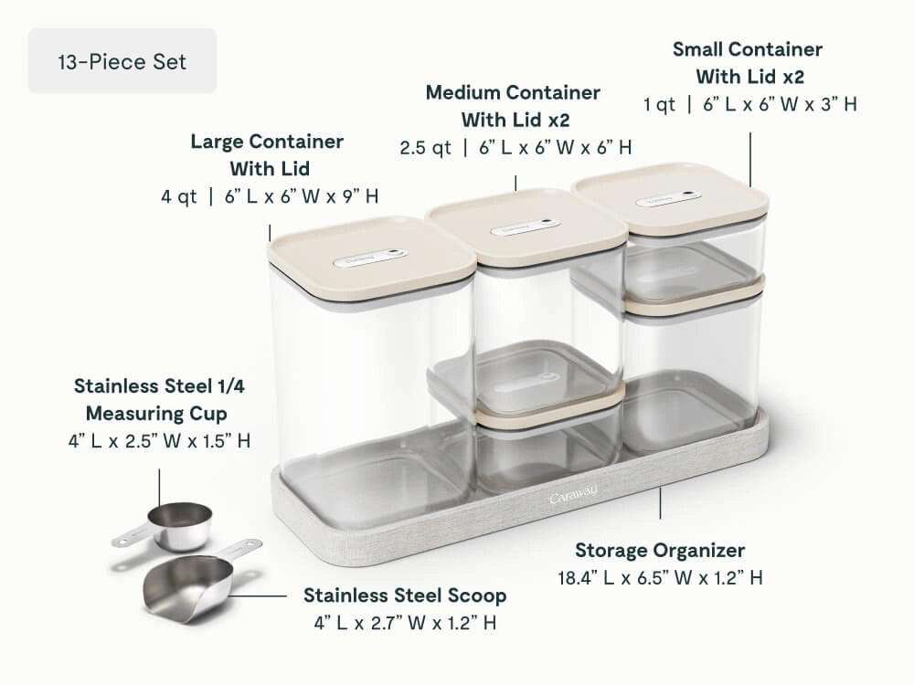 Caraway Home Cookware Glass Airtight Container Set - Image 5