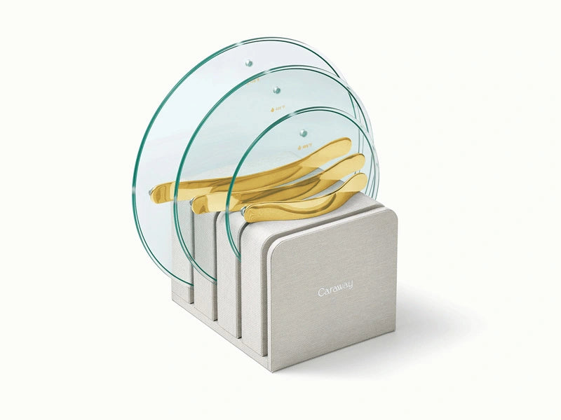 Caraway Home Cookware Glass Lid Set of 3 - Image 4