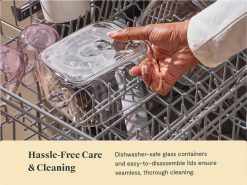 Alternative view of Caraway Home Cookware Glass Airtight Container Set