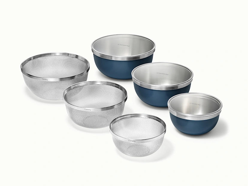 Caraway Home Cookware Mixing Bowl & Strainer Set - Image 10