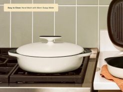 Alternative view of Caraway Home Cookware 3.5 qt Enameled Cast Iron Braiser