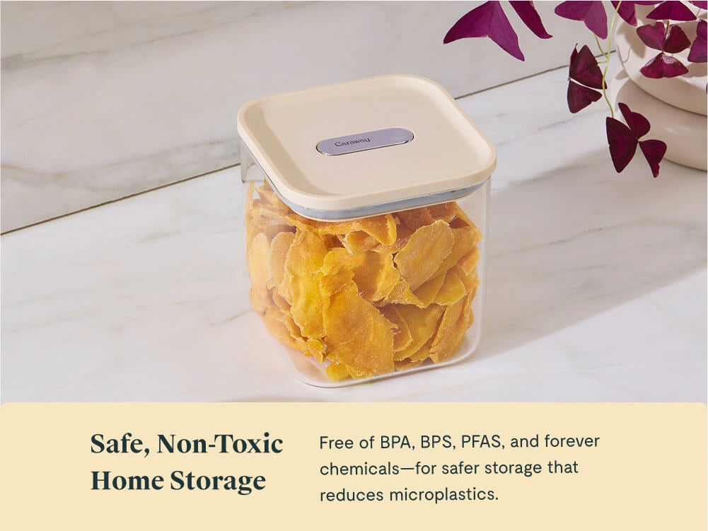 Caraway Home Cookware Medium Glass Airtight Container - Image 4