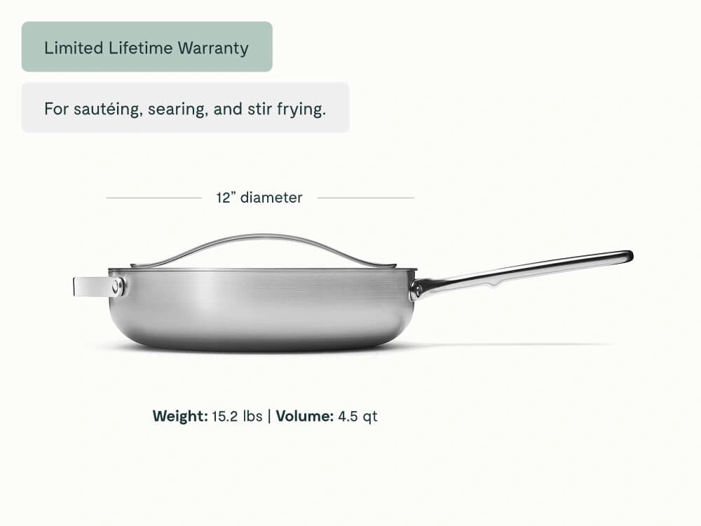Caraway Home Cookware Saute Pan - Image 6