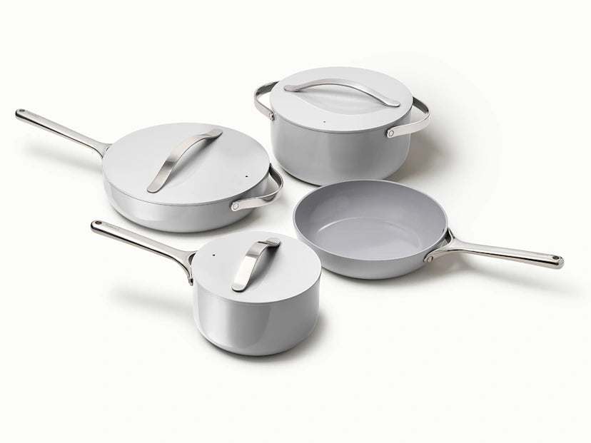 Caraway Home Cookware Fry Pan Trio with Glass Lids - Image 17
