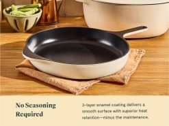 Caraway Home Cookware 12" Enameled Cast Iron Large Skillet