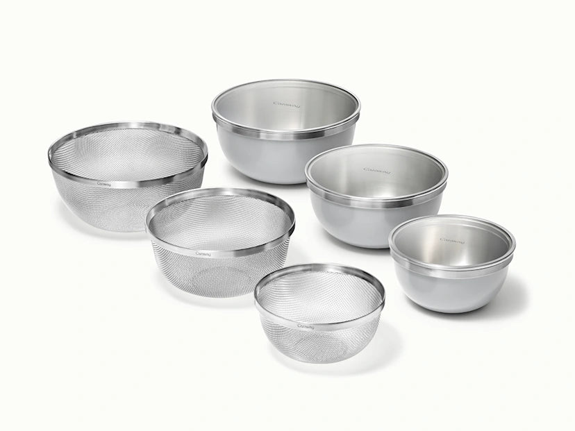 Caraway Home Cookware Mixing Bowl & Strainer Set - Image 11