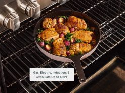 Alternative view of Caraway Home Cookware Enameled Cast Iron Skillet Trio